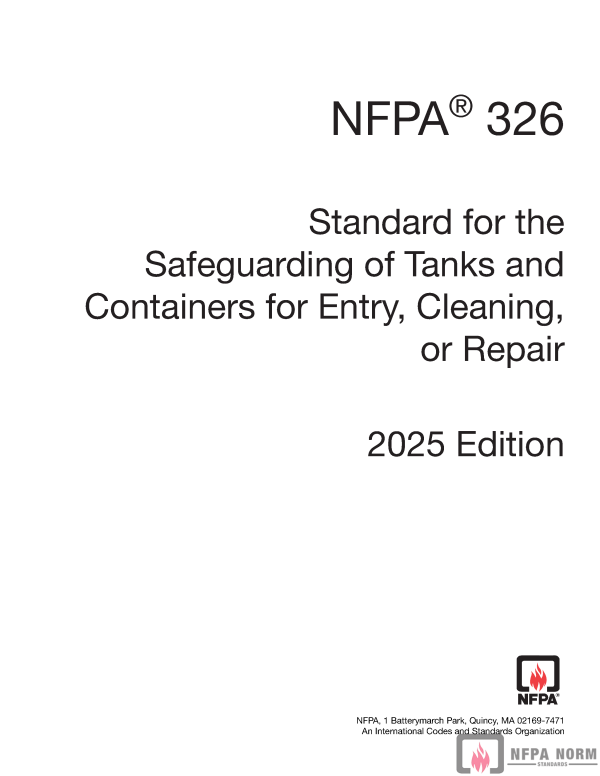 NFPA 326 PDF